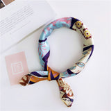 Hot Sale Small Square Satin Scarf Artifical