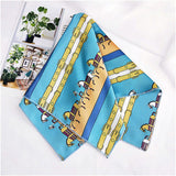 Hot Sale Small Square Satin Scarf Artifical