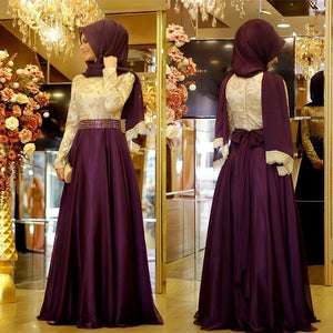 New Large Size Muslim Evening Dress Abaya Dubai Kaftan Turkish Elegant Islamic Wedding Hijab Dresses Abayas Clothing For Women