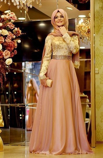 New Large Size Muslim Evening Dress Abaya Dubai Kaftan Turkish Elegant Islamic Wedding Hijab Dresses Abayas Clothing For Women