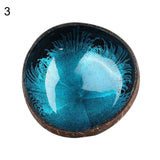 1pc Vintage Natural Coconut  Shell Bowl Key