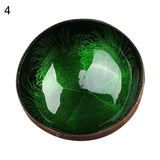 1pc Vintage Natural Coconut  Shell Bowl Key