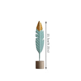 Modern Feather Wooden Decorations